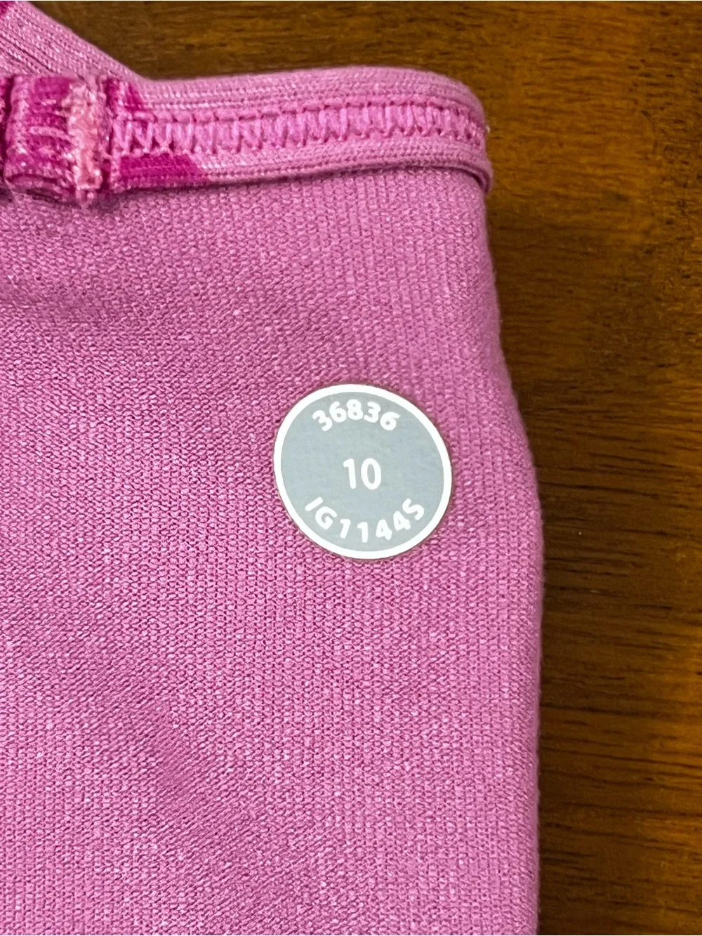Ivivva by Lululemon Girls Size 10 Pink Heart Skyline Athletic Tank Top EUC